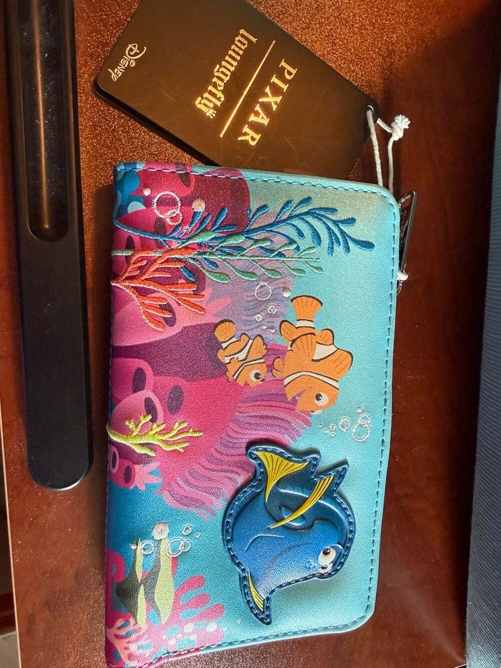 Loungefly Disney Pixar Finding Nemo Dory and Marlin Zip Around Wallet